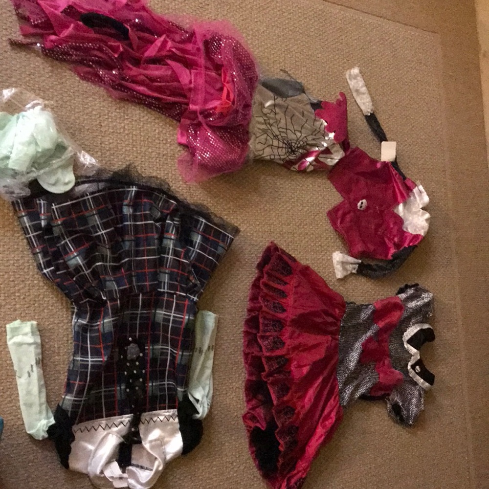 Girls Monster High Halloween Costume lot cheap